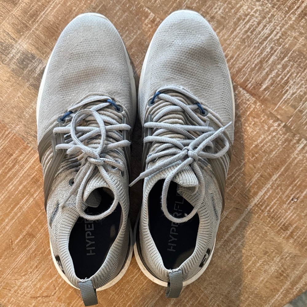 Hype Men's Light Gray FootJoy golf shoes